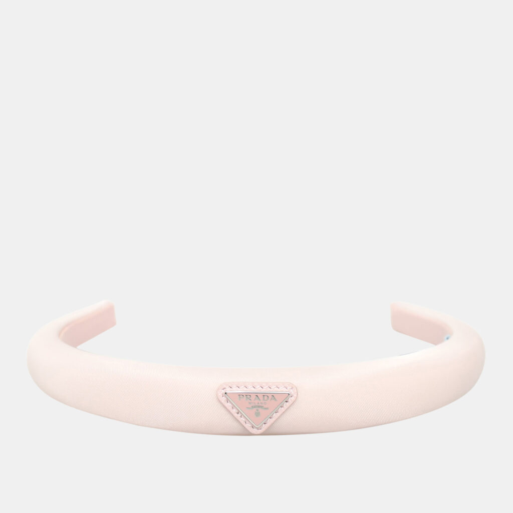 Prada Triangle Logo Headband