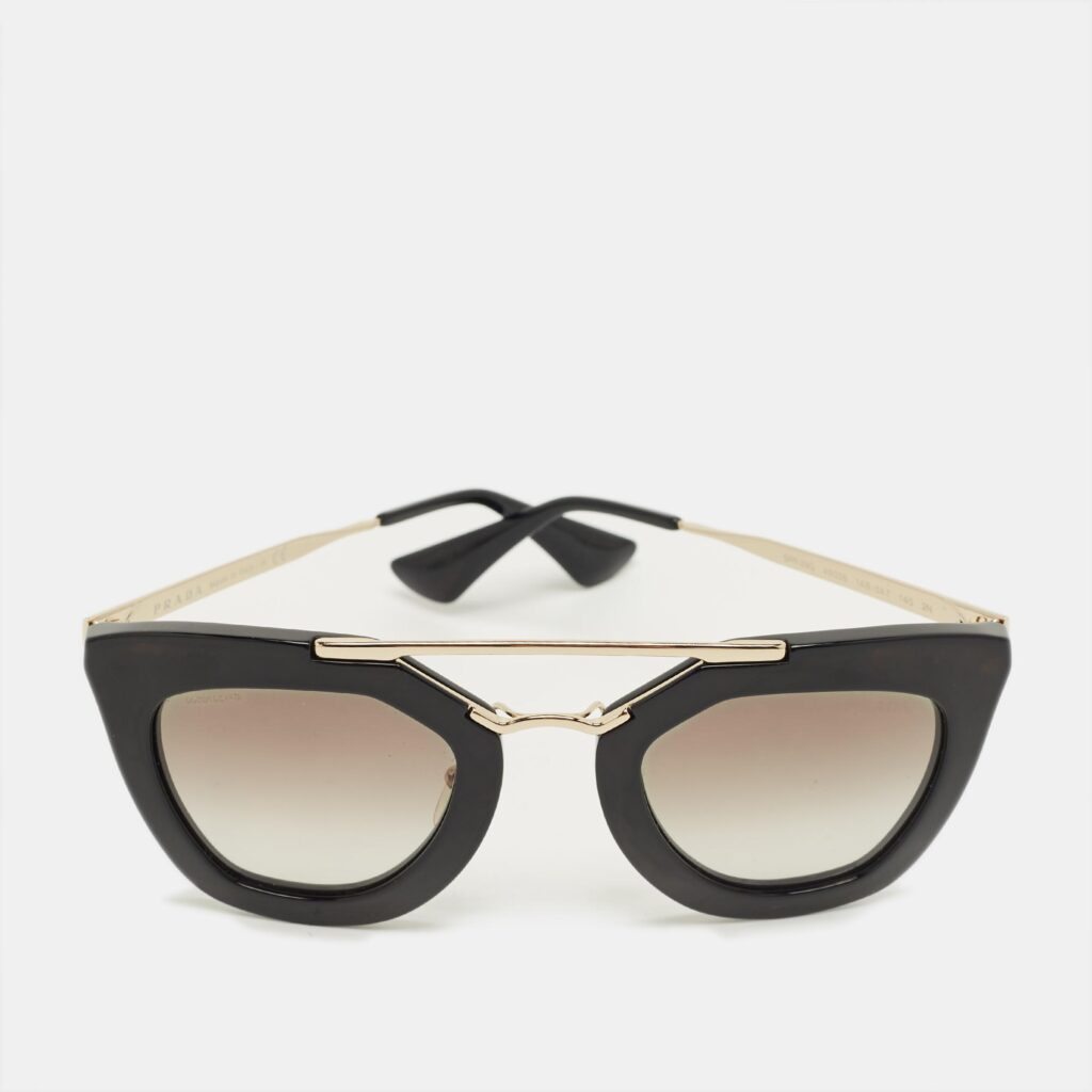 Prada Black Gradient SPR09Q Cat Eye Sunglasses Prada Black Gradient SPR09Q Cat Eye Sunglasses