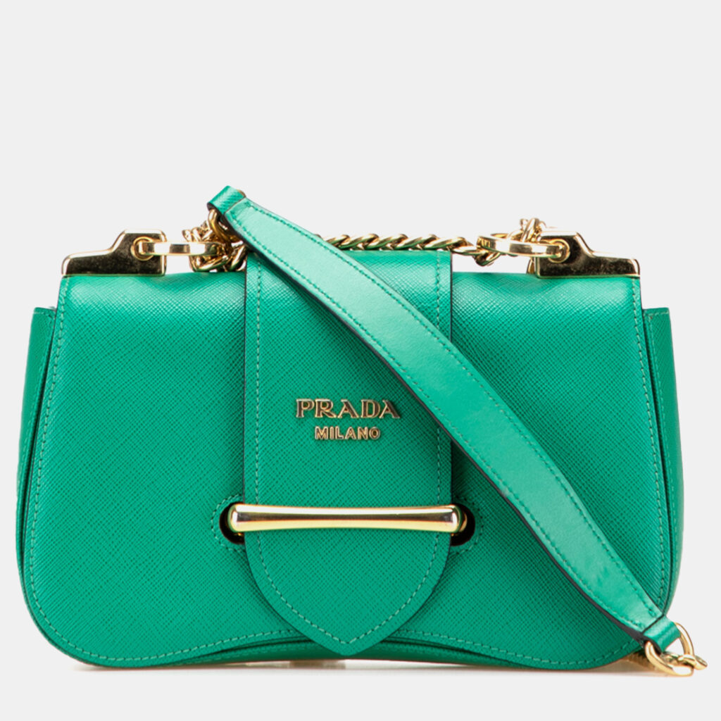Prada Green Saffiano Sidonie Crossbody Prada Green Saffiano Sidonie Crossbody