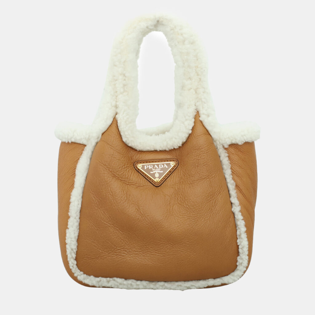 Prada Shearling Mini Handbag Prada Shearling Mini Handbag
