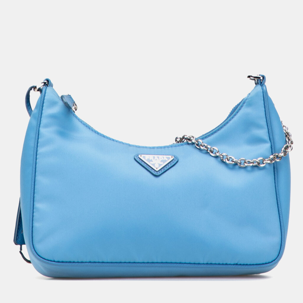 Prada Blue Tessuto Re Edition 2005 Satchel Prada Blue Tessuto Re Edition 2005 Satchel