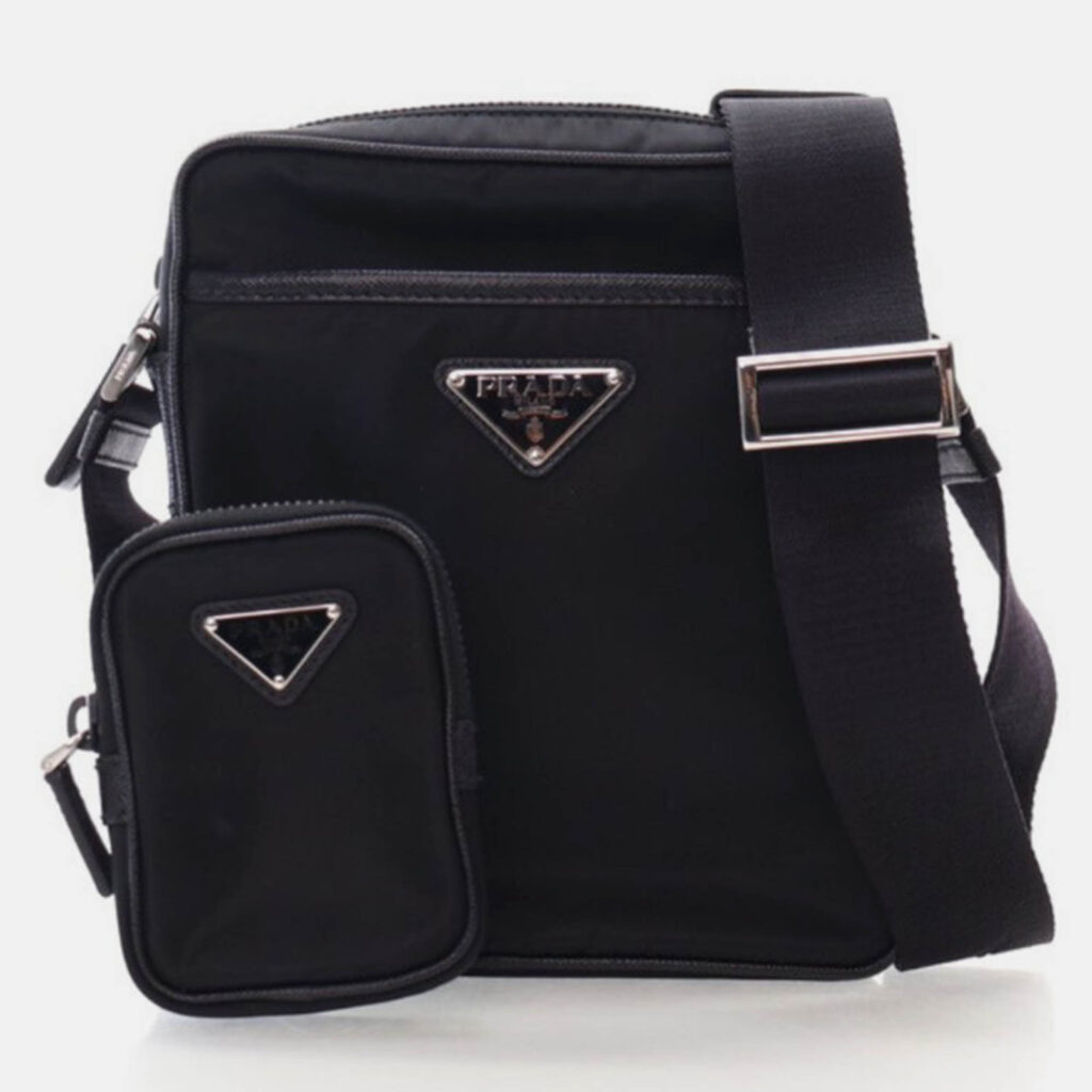 Prada Black Re-Nylon Messenger Bag Prada Black Re-Nylon Messenger Bag