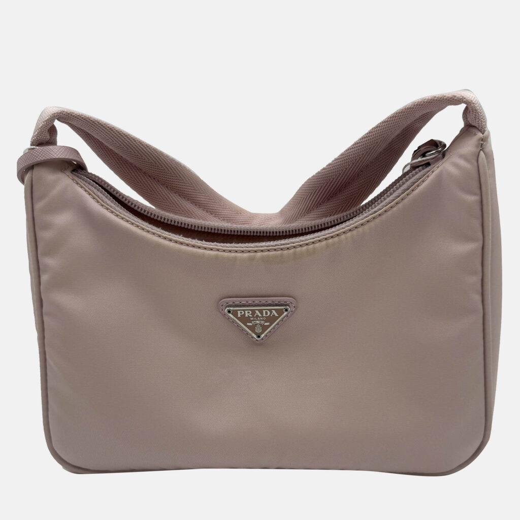 Prada Light Pink Nylon Re-Edition 2005 Shoulder Bag Prada Light Pink Nylon Re-Edition 2005 Shoulder Bag