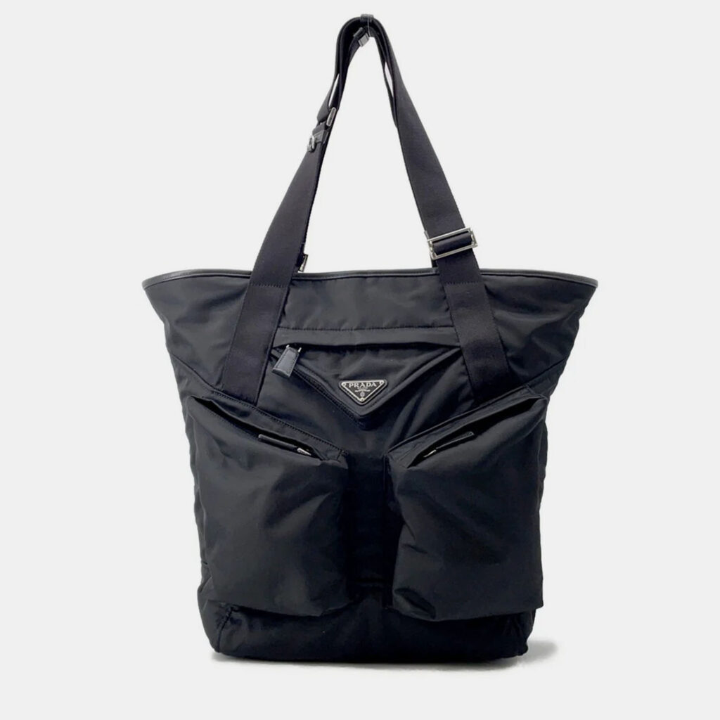 Prada Black Nylon Tote