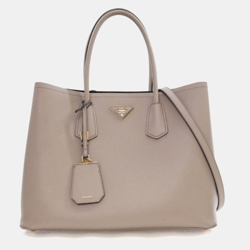 Prada Saffiano Double Cuir Tote Prada Saffiano Double Cuir Tote