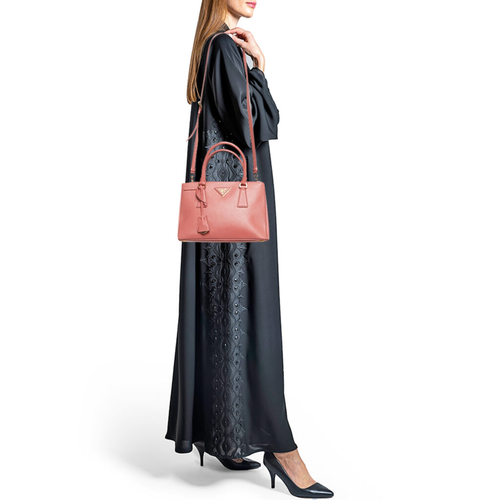 Prada Dark Pink Saffiano Lux Leather Mini Double Zip Tote Prada Dark Pink Saffiano Lux Leather Mini Double Zip Tote