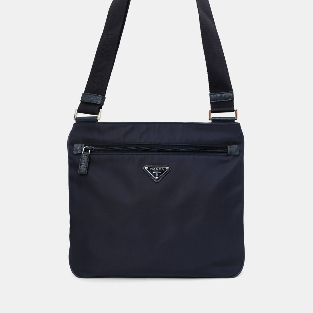 Prada Navy Nylon Messenger Bag Prada Navy Nylon Messenger Bag