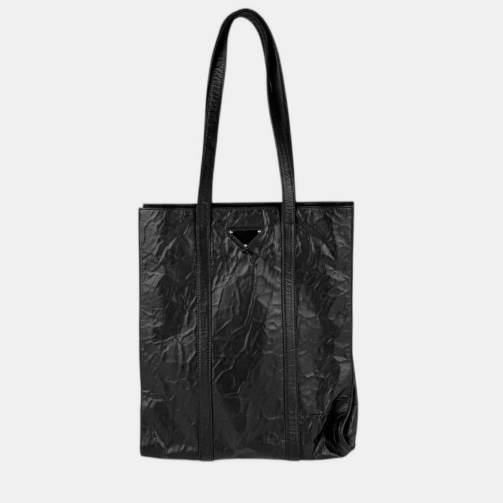 Prada Shoulder Bag Leather Black