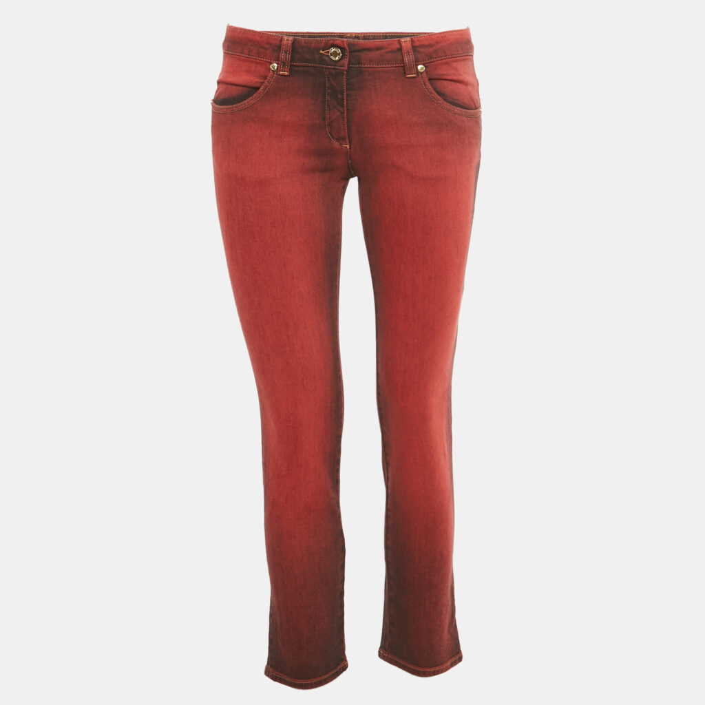 Roberto Cavalli Red Denim Skinny Jeans M/Waist 28" Roberto Cavalli Red Denim Skinny Jeans M/Waist 28"