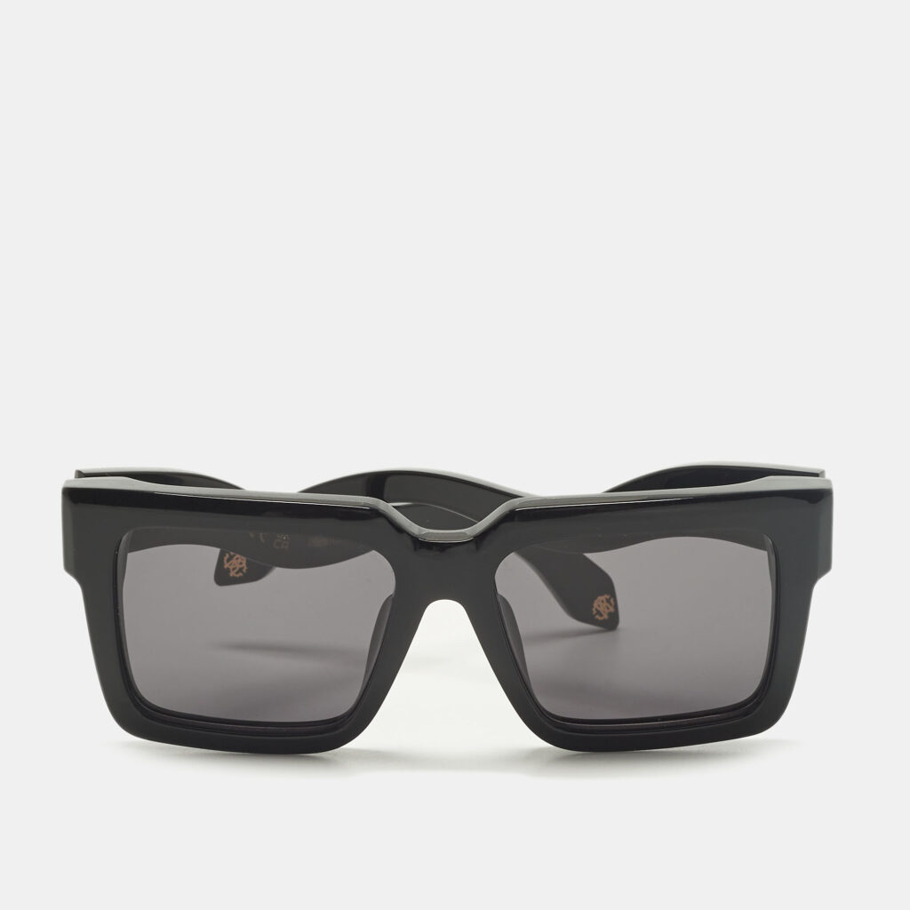 Roberto Cavalli Black SRC 055 Snake Square Sunglasses Roberto Cavalli Black SRC 055 Snake Square Sunglasses