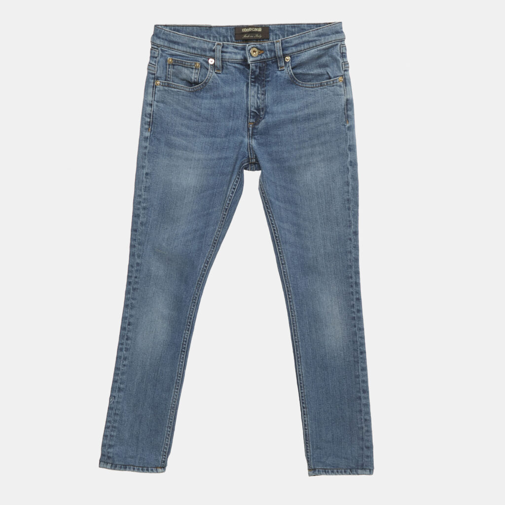 Roberto Cavalli Blue Denim Skinny Jeans S Waist 25"
