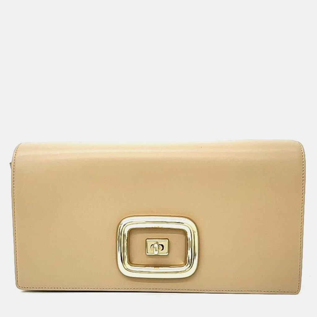Roger Vivier Beige Leather shoulder bag Roger Vivier Beige Leather shoulder bag