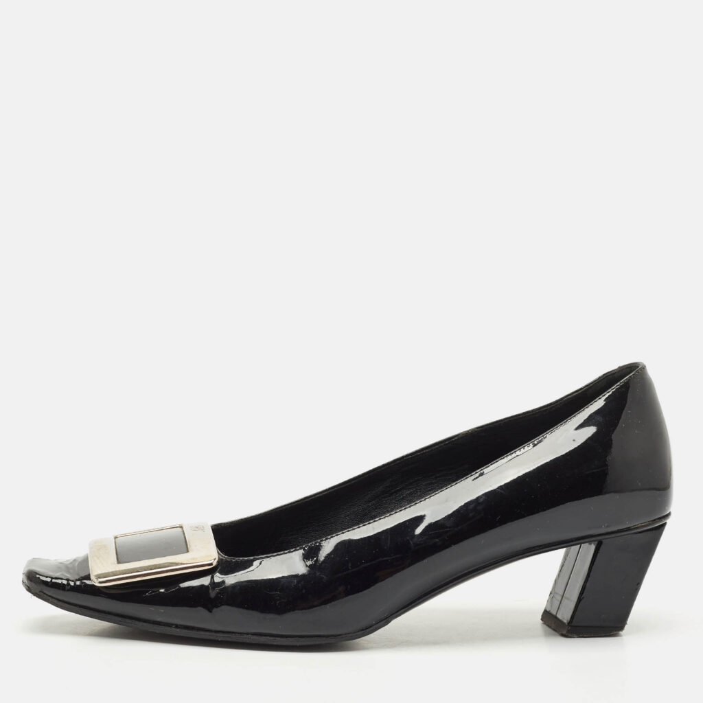 Roger Vivier Black Patent Leather Belle Vivier Pumps Size 36.5 Roger Vivier Black Patent Leather Belle Vivier Pumps Size 36.5