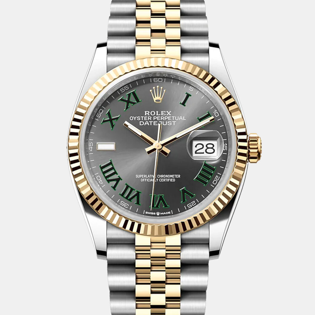 Rolex Datejust 126233-0035 Automatic Wimbledon 18K Yellow Gold Stainless Steel Women’s Wristwatch 36 mm Rolex Datejust 126233-0035 Automatic Wimbledon 18K Yellow Gold Stainless Steel Women’s Wristwatch 36 mm