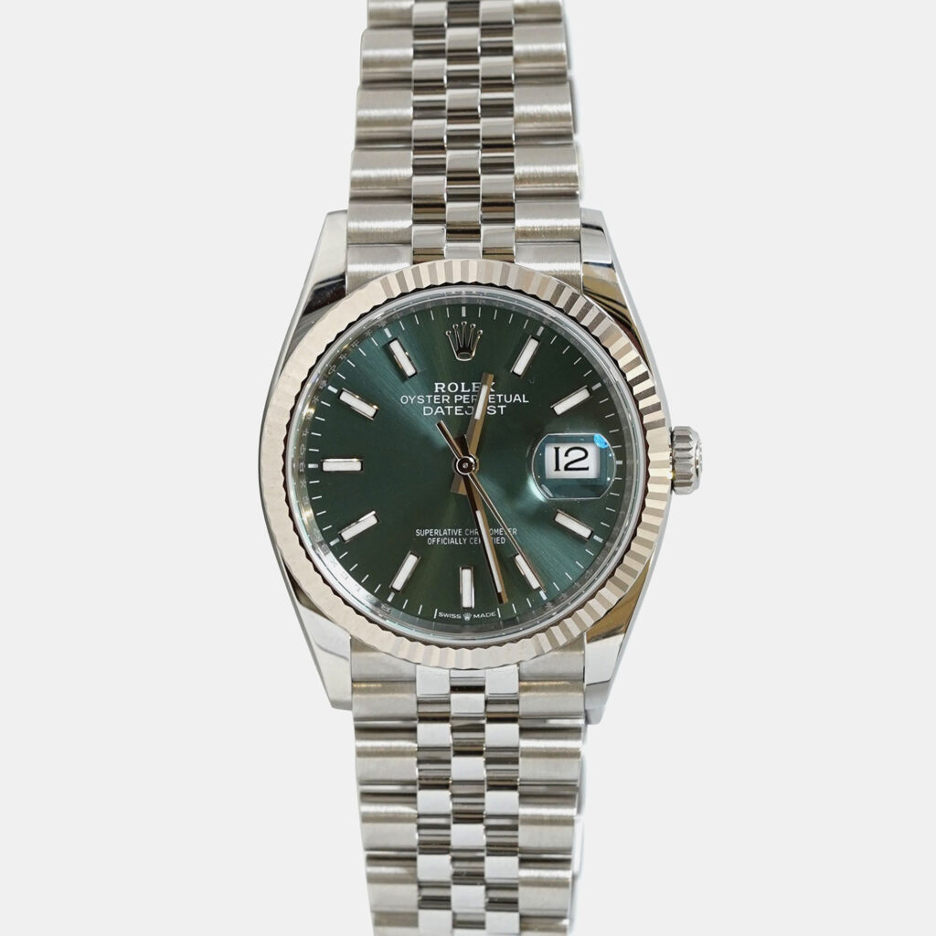 Rolex Datejust 126234-0051 Automatic Green Stainless Steel Women’s Wristwatch 36 mm Rolex Datejust 126234-0051 Automatic Green Stainless Steel Women’s Wristwatch 36 mm