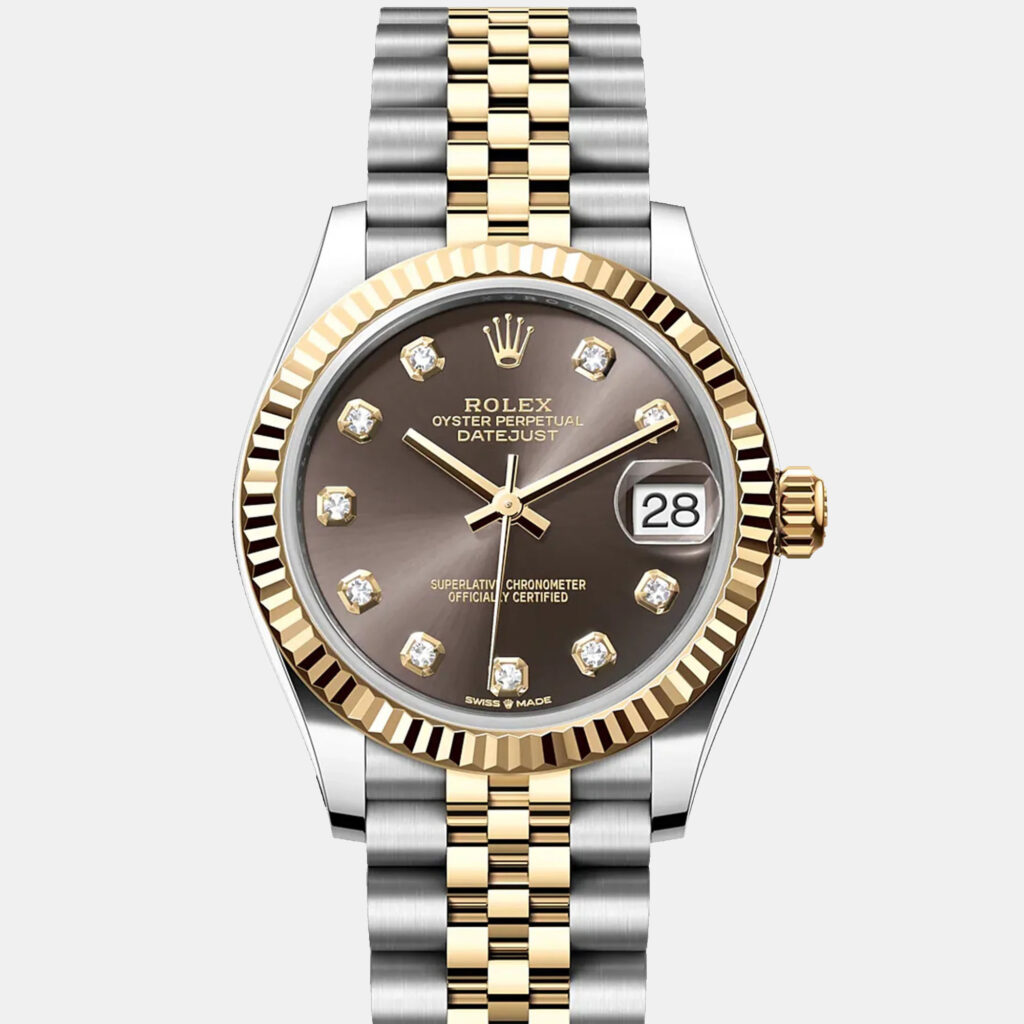 Rolex Datejust 278273-0022 Automatic Dark Grey Diamond 18K Yellow Gold Stainless Steel Women’s Wristwatch 31 mm Rolex Datejust 278273-0022 Automatic Dark Grey Diamond 18K Yellow Gold Stainless Steel Women’s Wristwatch 31 mm
