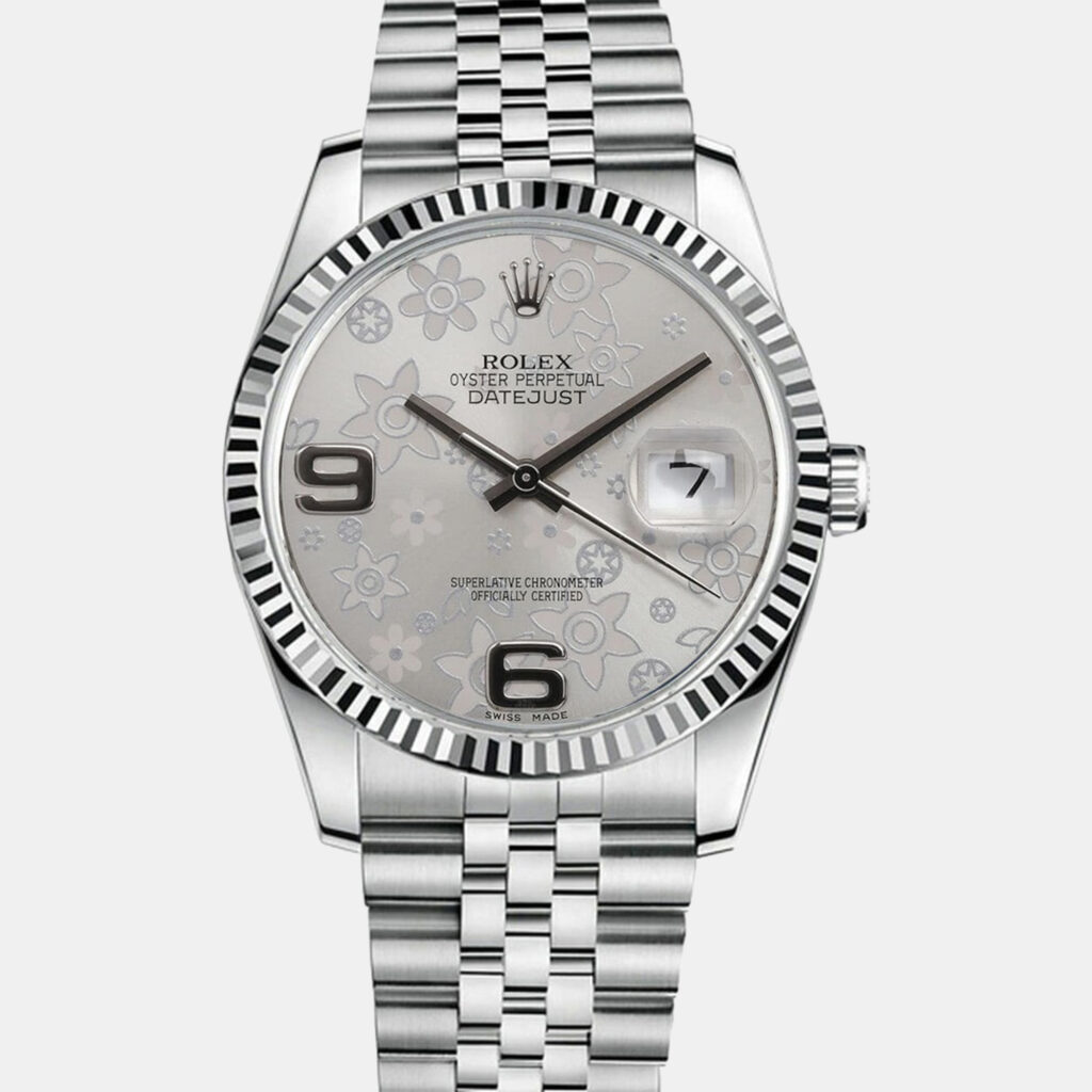 Rolex Datejust 116234 Automatic Silver 18k White Gold Women's Wristwatch 36 mm Rolex Datejust 116234 Automatic Silver 18k White Gold Women's Wristwatch 36 mm