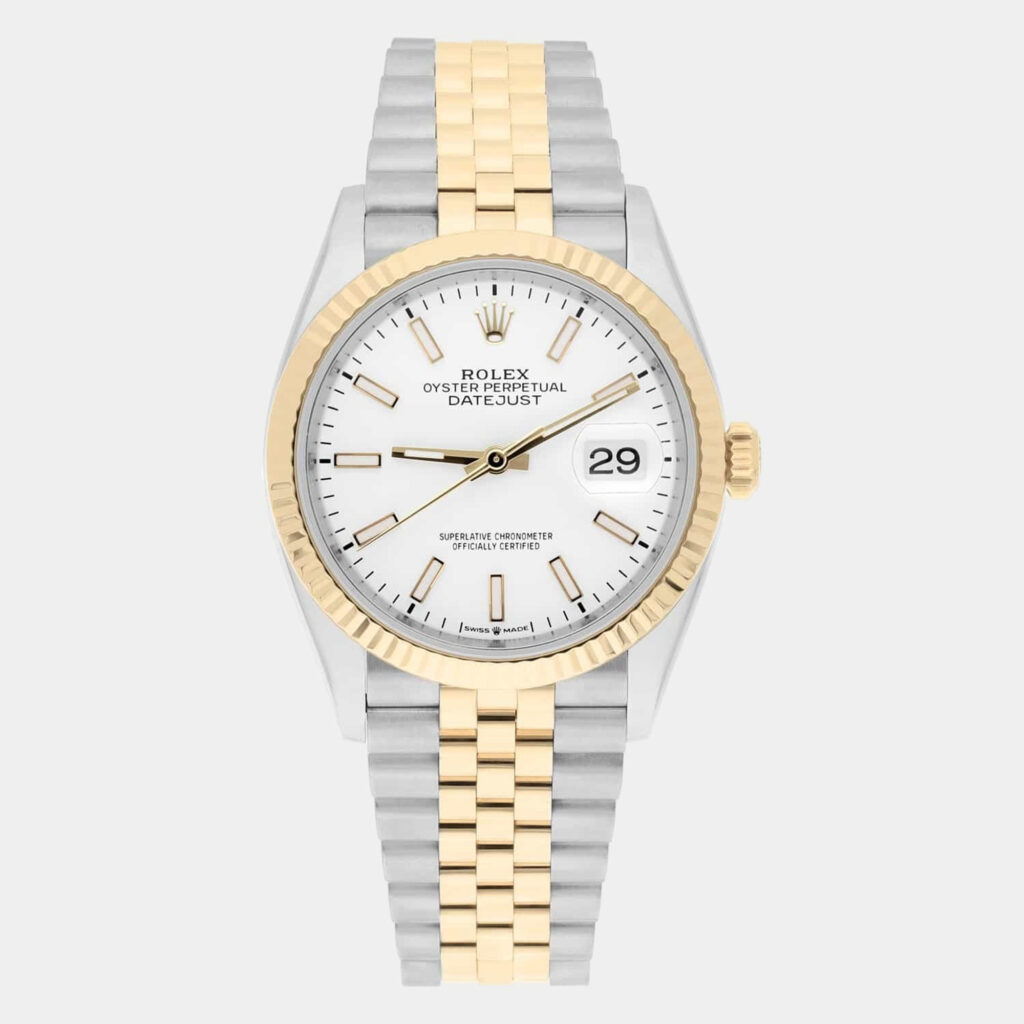 Rolex Datejust 126233 Automatic White 18k Yellow Gold Stainless Steel Women's Wristwatch 36 mm Rolex Datejust 126233 Automatic White 18k Yellow Gold Stainless Steel Women's Wristwatch 36 mm