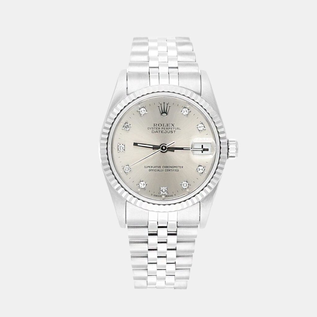 Rolex Datejust 68274 Automatic Silver 18k White Gold Stainless Steel Women's Wristwatch 31 mm Rolex Datejust 68274 Automatic Silver 18k White Gold Stainless Steel Women's Wristwatch 31 mm