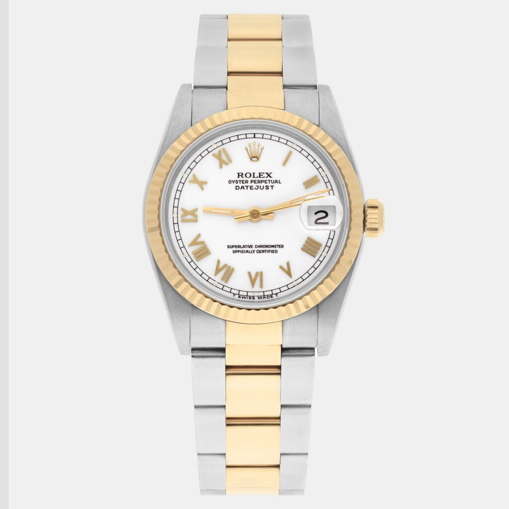 Rolex Datejust 68273 Automatic White Stainless Steel 18K Yellow Gold Women's Wristwatch 31 mm Rolex Datejust 68273 Automatic White Stainless Steel 18K Yellow Gold Women's Wristwatch 31 mm