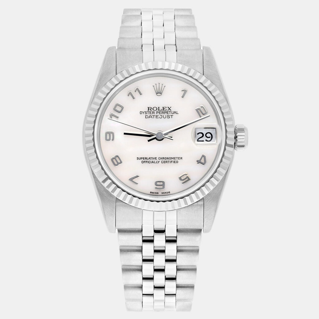 Rolex Datejust 78274 Automatic White Mother of Pearl Stainless Steel Women's Wristwatch 31 mm Rolex Datejust 78274 Automatic White Mother of Pearl Stainless Steel Women's Wristwatch 31 mm