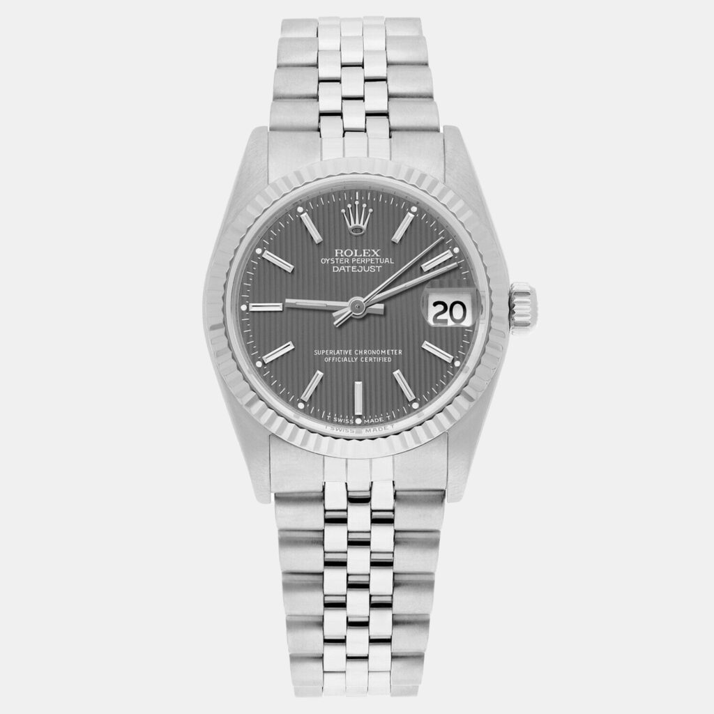 Rolex Datejust 68274 Automatic Grey Stainless Steel Women's Wristwatch 31 mm Rolex Datejust 68274 Automatic Grey Stainless Steel Women's Wristwatch 31 mm