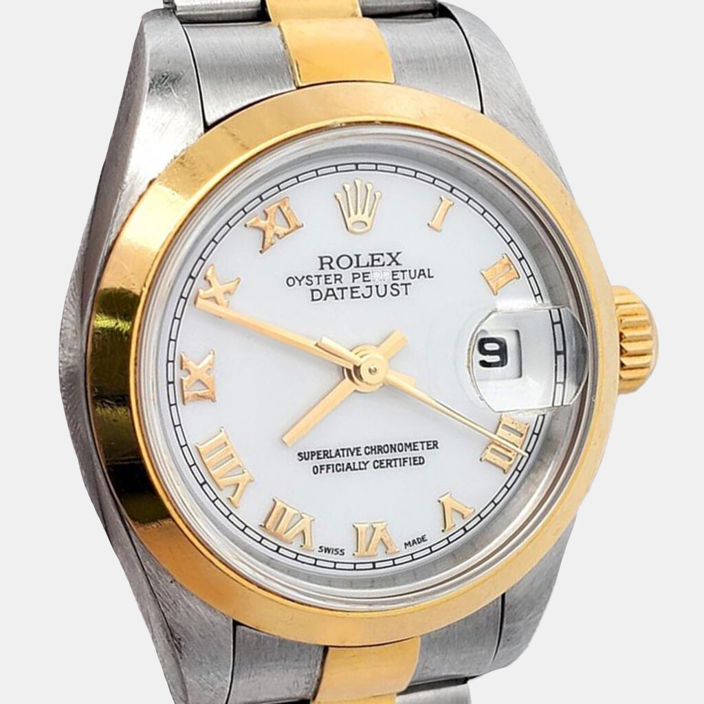 Rolex Datejust 69163 Automatic White 18k Yellow Gold Stainless Steel Women's Wristwatch 26 mm Rolex Datejust 69163 Automatic White 18k Yellow Gold Stainless Steel Women's Wristwatch 26 mm