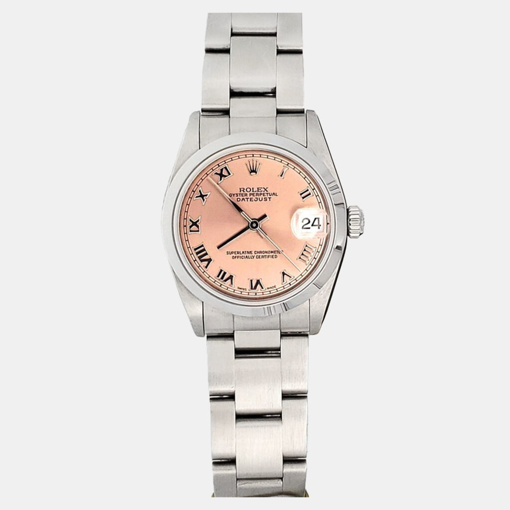 Rolex Datejust 78240 Automatic Salmon Stainless Steel Women's Wristwatch 31 mm Rolex Datejust 78240 Automatic Salmon Stainless Steel Women's Wristwatch 31 mm