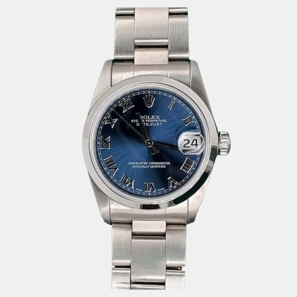 Rolex Datejust 68240 Automatic Blue Stainless Steel Women's Wristwatch 31 mm Rolex Datejust 68240 Automatic Blue Stainless Steel Women's Wristwatch 31 mm