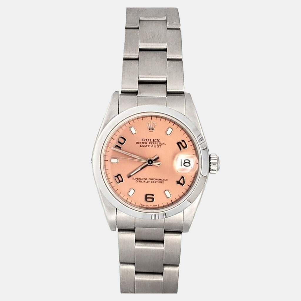 Rolex Datejust 78240 Automatic Salmon Stainless Steel Women's Wristwatch 31 mm Rolex Datejust 78240 Automatic Salmon Stainless Steel Women's Wristwatch 31 mm