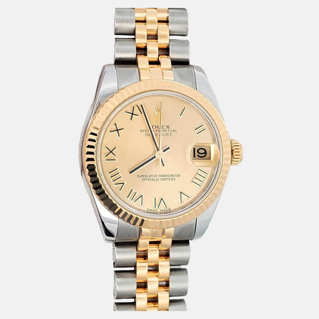 Rolex Datejust 178273 Automatic Champagne 18K Yellow Gold Stainless Steel Women’s Wristwatch 31 mm Rolex Datejust 178273 Automatic Champagne 18K Yellow Gold Stainless Steel Women’s Wristwatch 31 mm