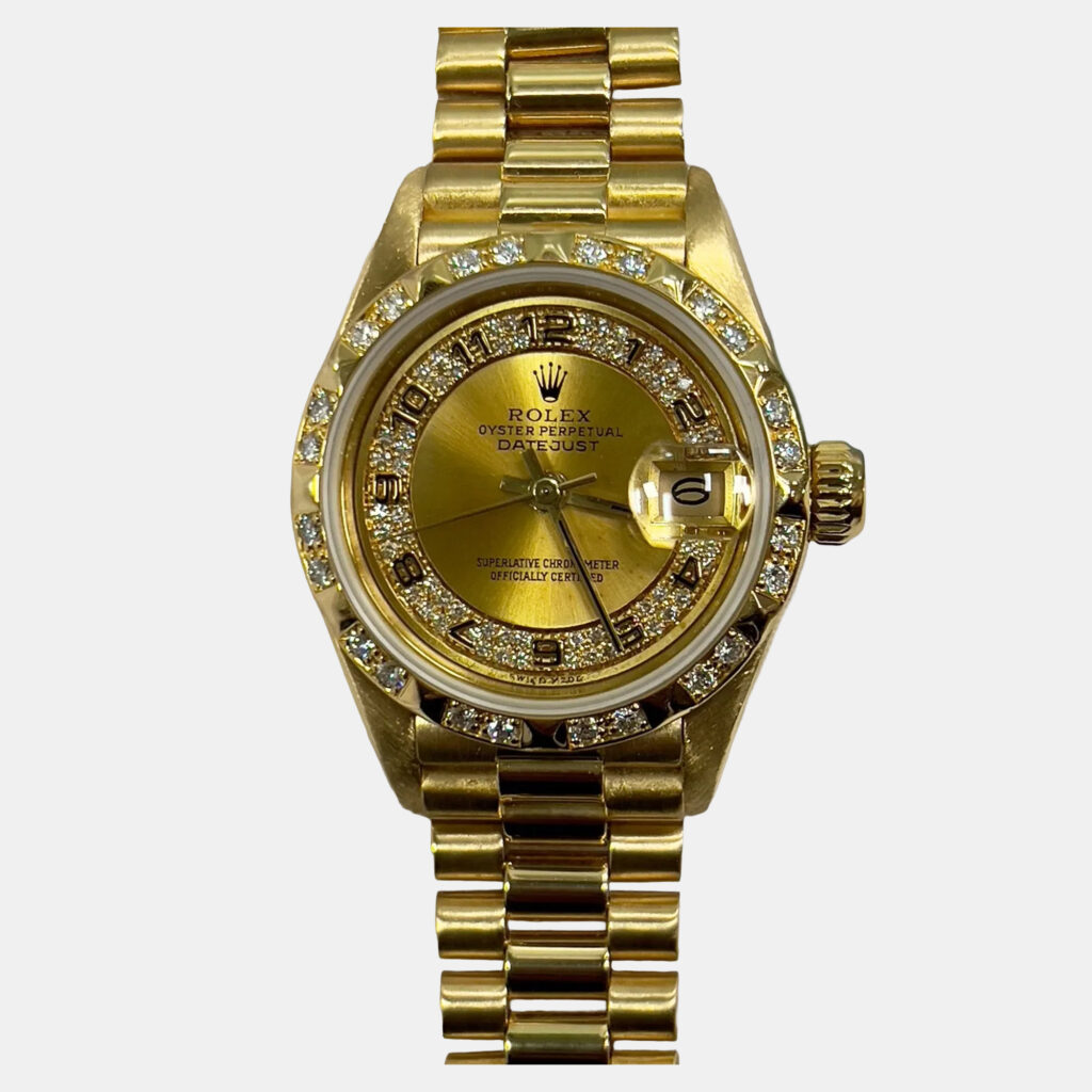 Rolex Datejust 69258 Automatic Diamond 18k Yellow Gold Women's Wristwatch 26 mm Rolex Datejust 69258 Automatic Diamond 18k Yellow Gold Women's Wristwatch 26 mm