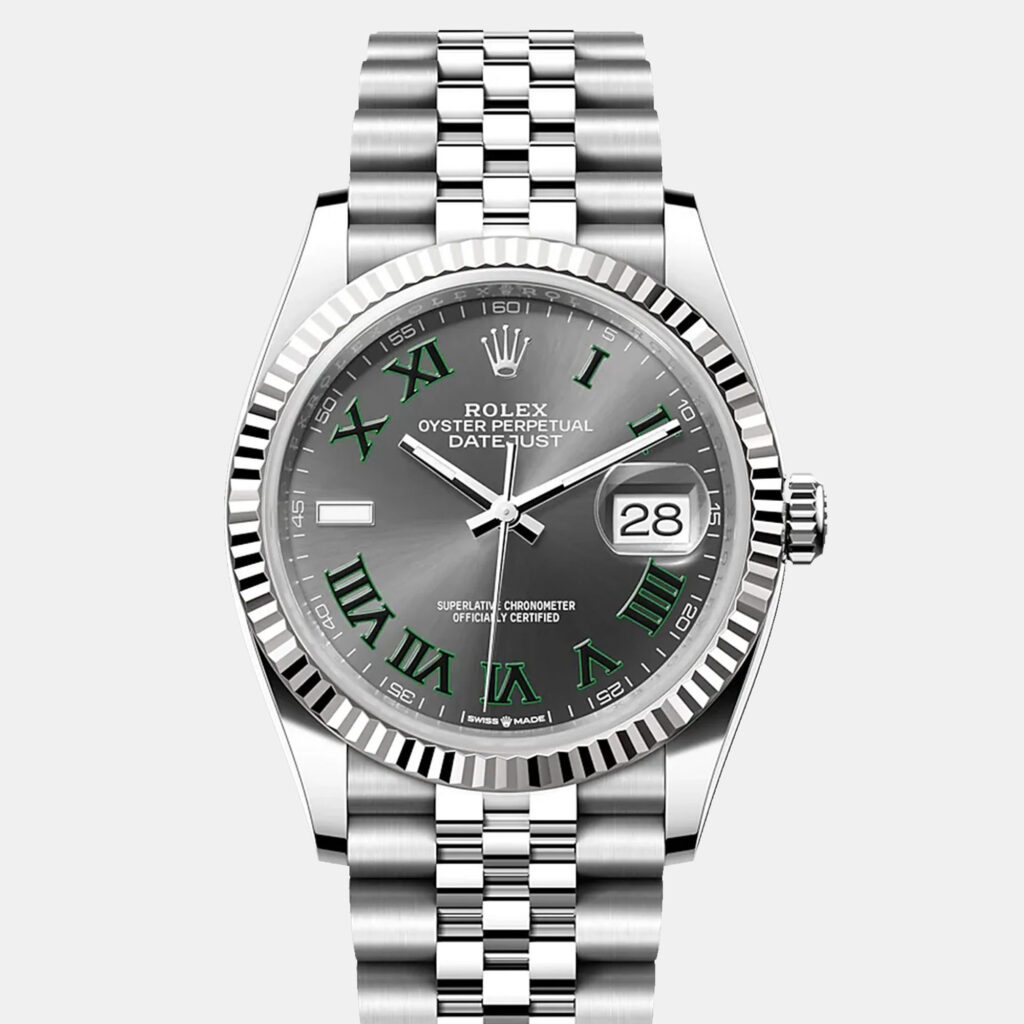 Rolex Datejust 126234-0045 Automatic Wimbledon Dial Stainless Steel Men's Wristwatch 36 mm Rolex Datejust 126234-0045 Automatic Wimbledon Dial Stainless Steel Men's Wristwatch 36 mm