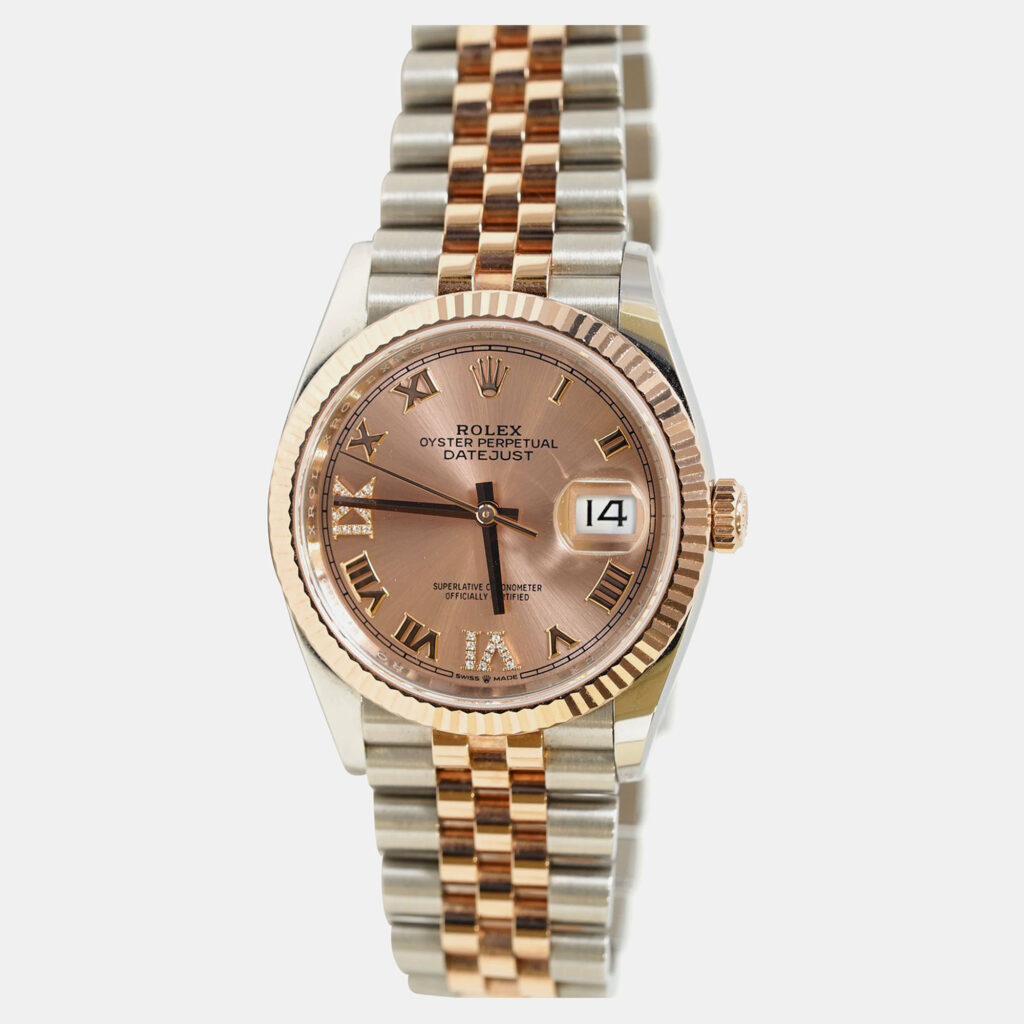 Rolex Datejust 126231-0027 Automatic Pink Diamond 18K Rose Gold Stainless Steel Women’s Wristwatch 36 mm Rolex Datejust 126231-0027 Automatic Pink Diamond 18K Rose Gold Stainless Steel Women’s Wristwatch 36 mm