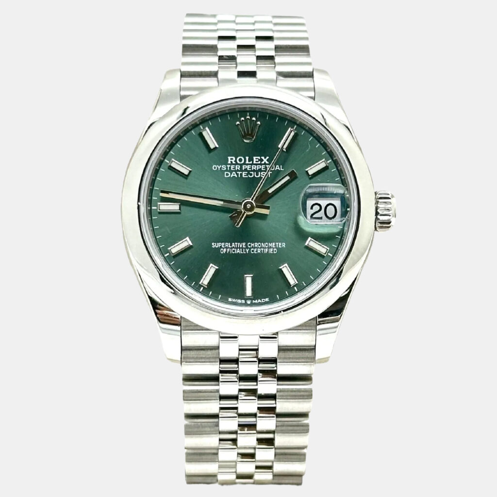 Rolex Datejust 278240 Automatic Green Stainless Steel Women's Wristwatch 31 mm Rolex Datejust 278240 Automatic Green Stainless Steel Women's Wristwatch 31 mm