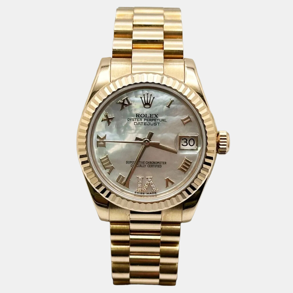 Rolex President 178275 Automatic MOP Diamond 18K Rose Gold Women's Wristwatch 31 mm Rolex President 178275 Automatic MOP Diamond 18K Rose Gold Women's Wristwatch 31 mm