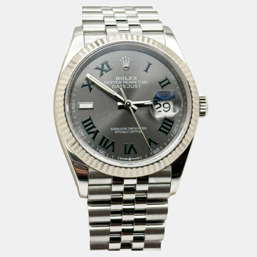 Rolex Datejust 126234 Automatic Slate Stainless Steel Women's Wristwatch 36 mm Rolex Datejust 126234 Automatic Slate Stainless Steel Women's Wristwatch 36 mm