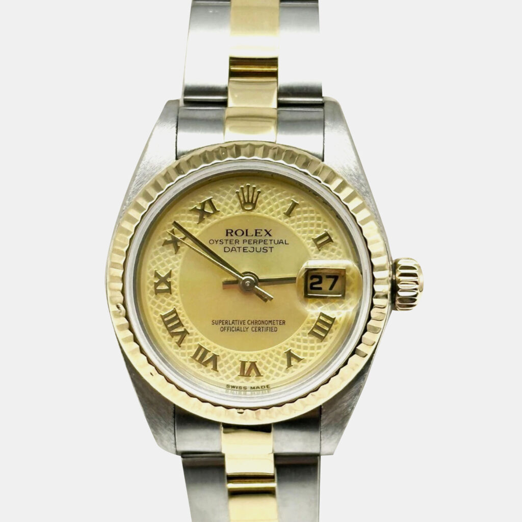 Rolex Datejust 79173 Automatic Mother of Pearl 18K Yellow Gold Stainless Steel Women's Wristwatch 26 mm Rolex Datejust 79173 Automatic Mother of Pearl 18K Yellow Gold Stainless Steel Women's Wristwatch 26 mm