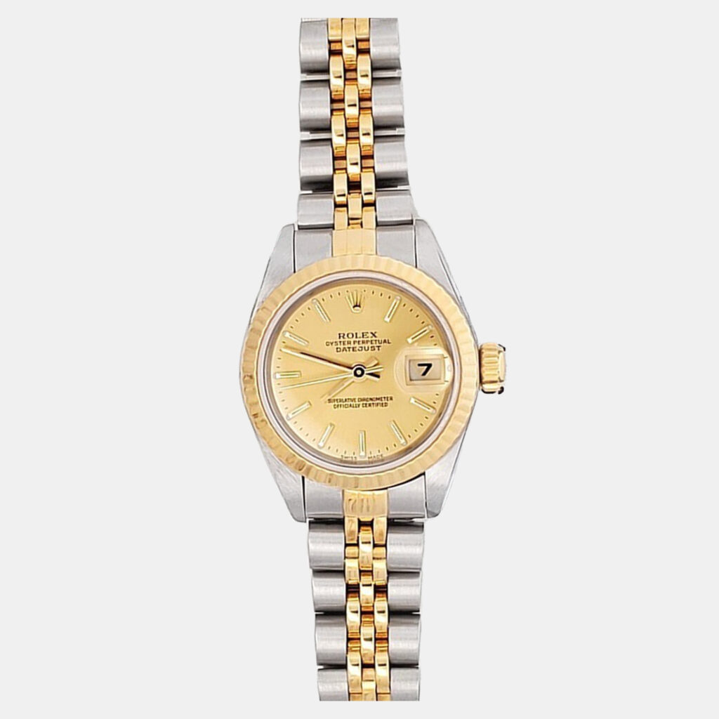 Rolex Datejust 79173 Automatic 18k Yellow Gold Stainless Steel Women's Wristwatch 26 mm Rolex Datejust 79173 Automatic 18k Yellow Gold Stainless Steel Women's Wristwatch 26 mm