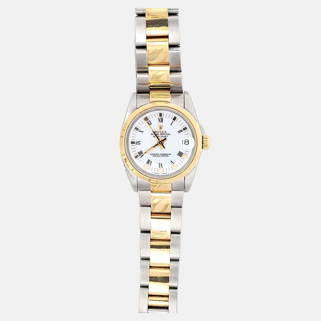 Rolex Datejust 68243 Automatic White 18k Yellow Gold Stainless Steel Women's Wristwatch 31 mm Rolex Datejust 68243 Automatic White 18k Yellow Gold Stainless Steel Women's Wristwatch 31 mm