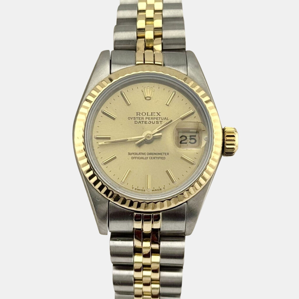 Rolex Datejust 69173 Automatic Champagne Dial 18K Yellow Gold Stainless Steel Women's Wristwatch 26mm Rolex Datejust 69173 Automatic Champagne Dial 18K Yellow Gold Stainless Steel Women's Wristwatch 26mm