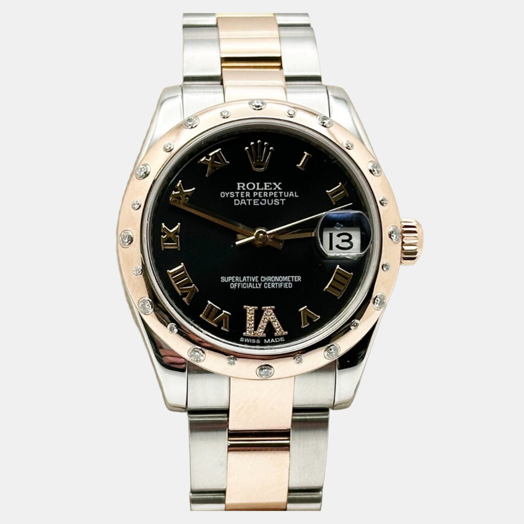 Rolex Datejust 178341 Automatic Stainless Steel 18K Rose Gold Diamond Women's Wristwatch 31 mm Rolex Datejust 178341 Automatic Stainless Steel 18K Rose Gold Diamond Women's Wristwatch 31 mm