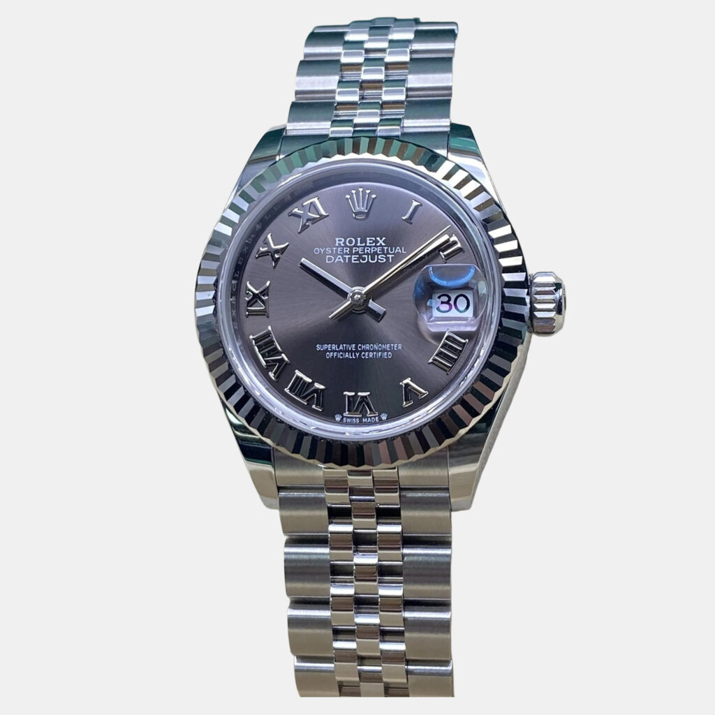 Rolex Datejust 279174 Automatic Dark Grey Roman Dial Stainless Steel Women's Wristwatch 28mm Rolex Datejust 279174 Automatic Dark Grey Roman Dial Stainless Steel Women's Wristwatch 28mm
