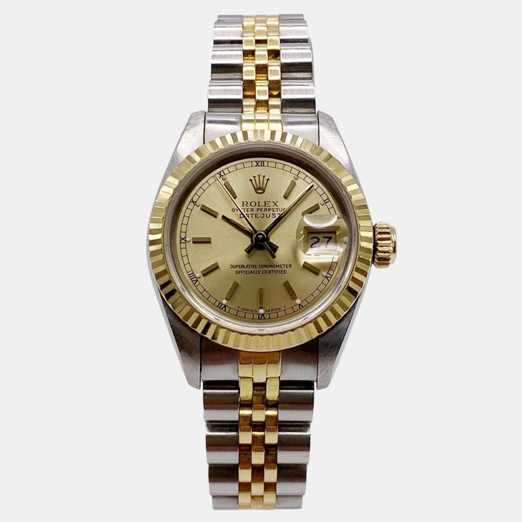 Rolex Datejust 69173 Automatic Champagne Dial Stainless Steel 18k Yellow Gold Women's Wristwatch 26mm Rolex Datejust 69173 Automatic Champagne Dial Stainless Steel 18k Yellow Gold Women's Wristwatch 26mm