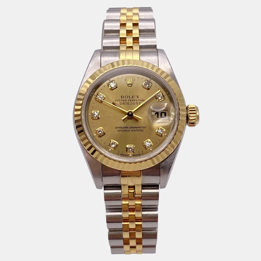 Rolex Datejust 69173 Automatic Diamond Dial Stainless Steel 18k Yellow Gold Women's Wristwatch 26mm Rolex Datejust 69173 Automatic Diamond Dial Stainless Steel 18k Yellow Gold Women's Wristwatch 26mm