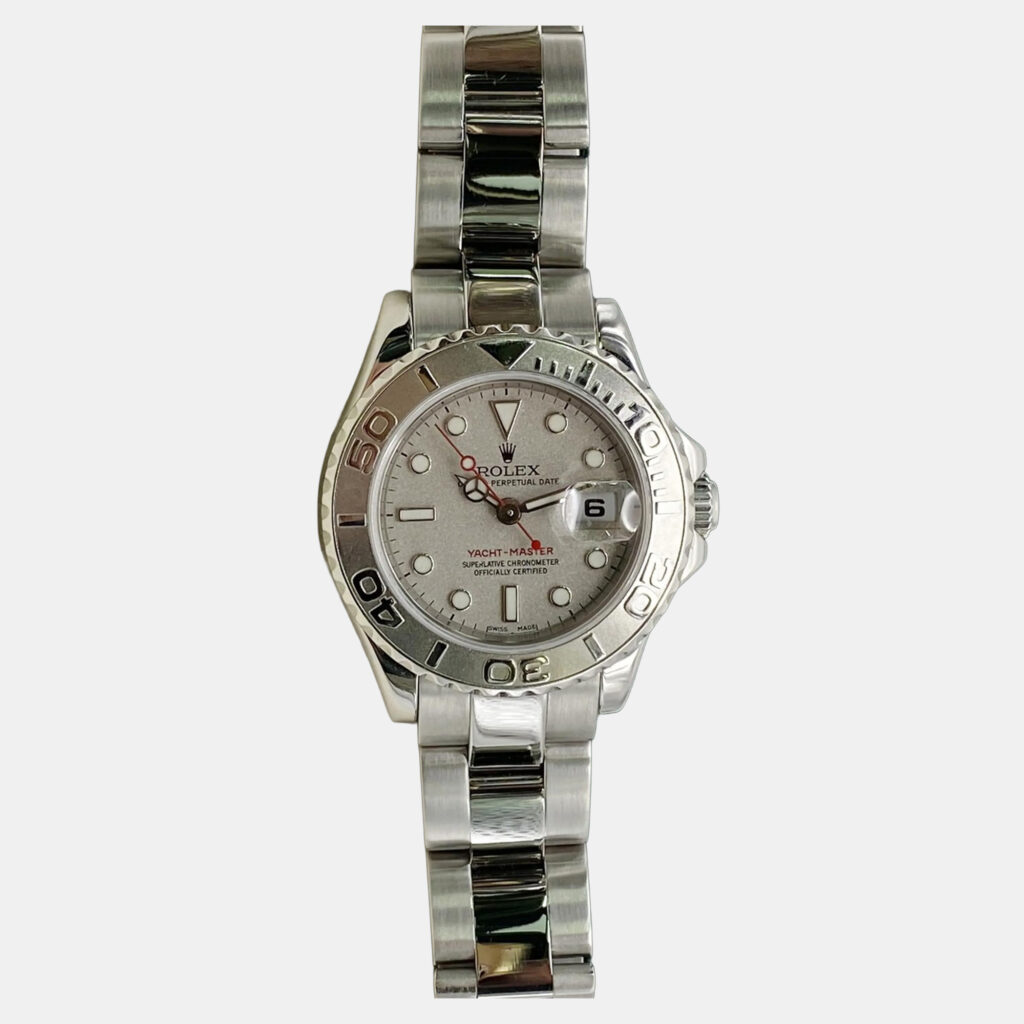 Rolex Yacht-Master 169622 Automatic Platinum Dial Stainless Steel Platinum Women's Wristwatch 29mm Rolex Yacht-Master 169622 Automatic Platinum Dial Stainless Steel Platinum Women's Wristwatch 29mm