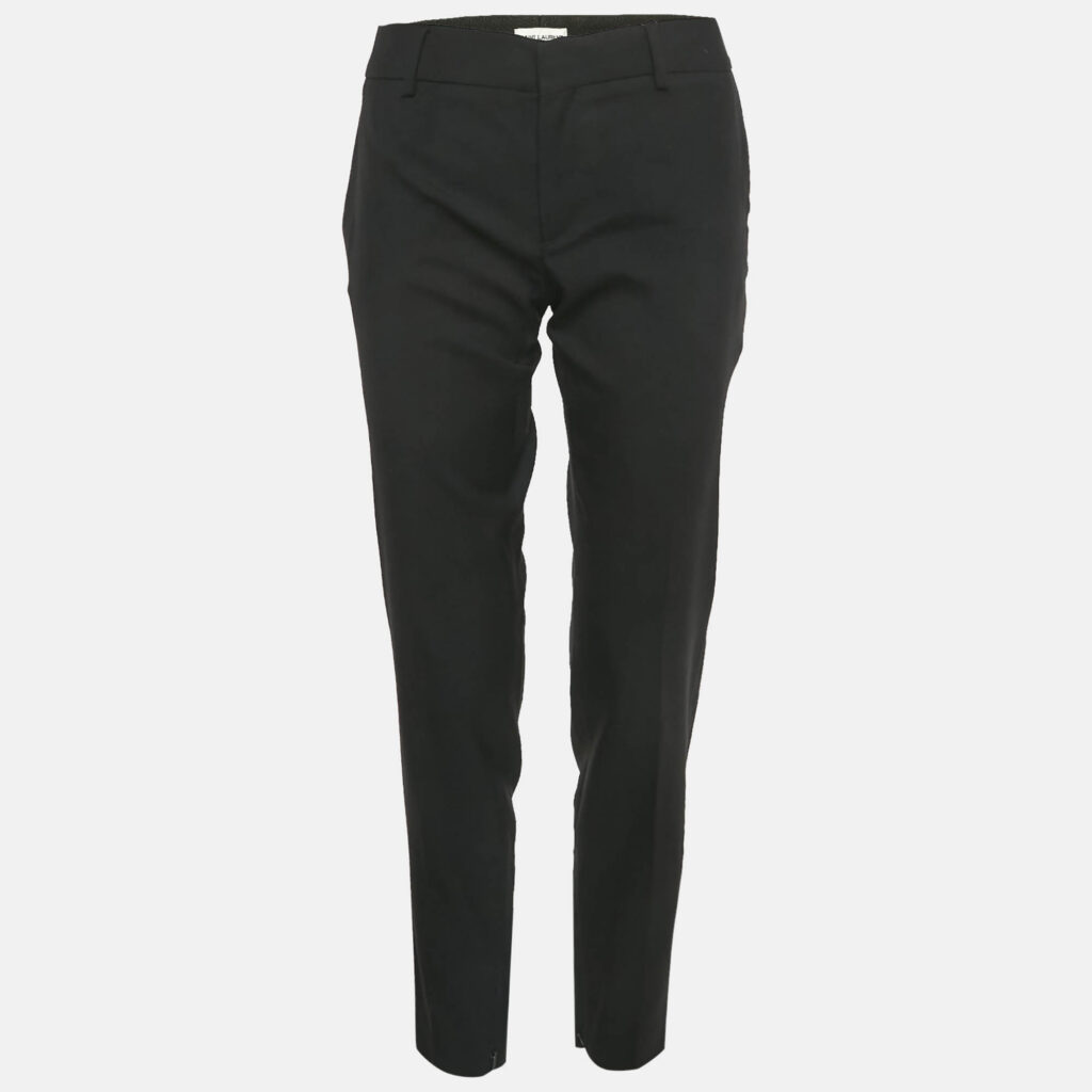 Saint Laurent Black Wool Trousers M Saint Laurent Black Wool Trousers M