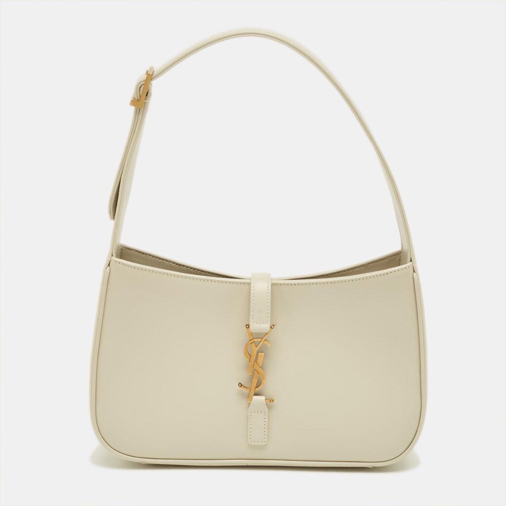 Saint Laurent Ivory Leather LE 5 À 7 Shoulder Bag Saint Laurent Ivory Leather LE 5 À 7 Shoulder Bag