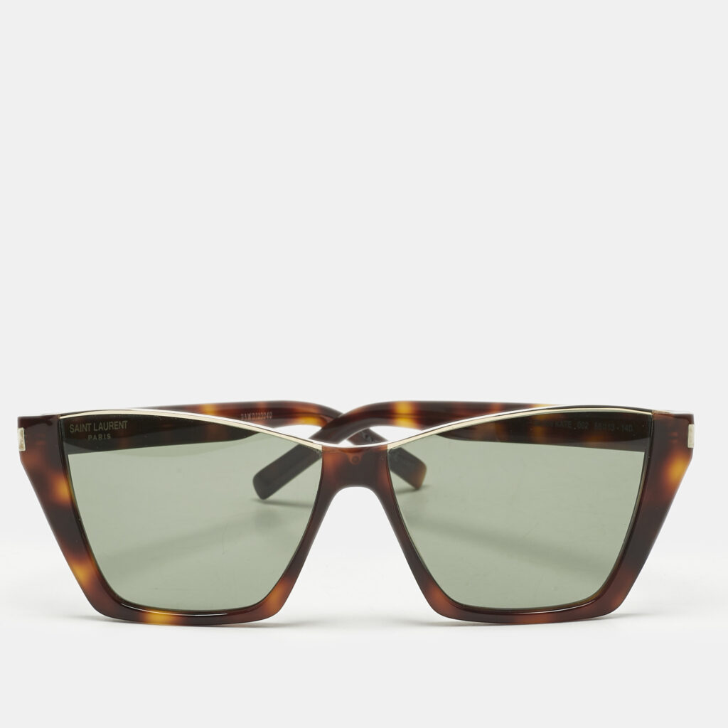 Saint Laurent Tortoise Brown SL369 Kate Cat Eye Sunglasses Saint Laurent Tortoise Brown SL369 Kate Cat Eye Sunglasses