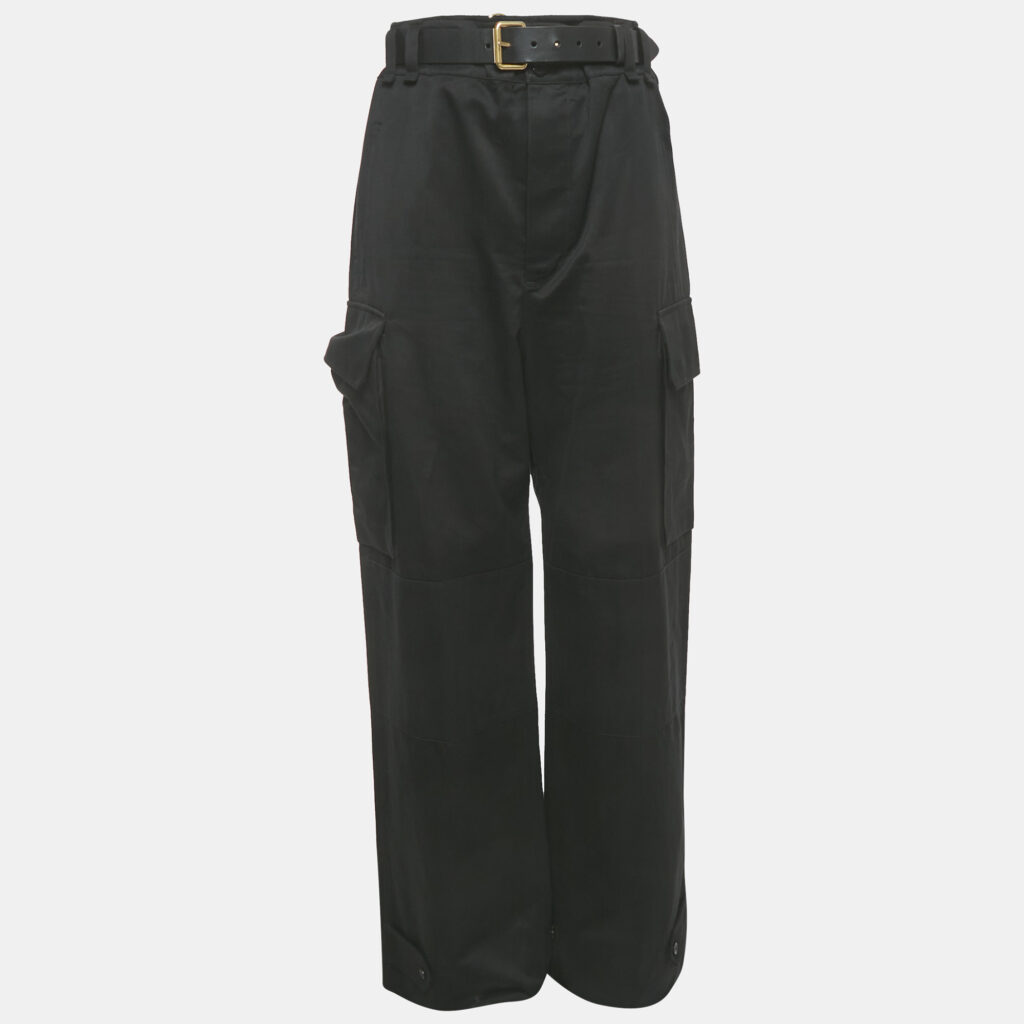 Saint Laurent Black Cotton Cargo Pants M Waist 30" Saint Laurent Black Cotton Cargo Pants M Waist 30"